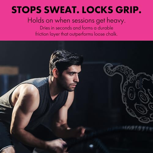 Death Grip Dark Tide Liquid Chalk – High-Performance Gym & Weightlifting Chalk for Maximum Grip – Clean, Long-Lasting Liquid Chalk for Lifting, Climbing, Crossfit & Gymnastics