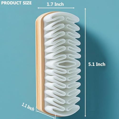 2-Piece Rubber Shoe Brush and Eraser Set, Multi-Purpose Cleaning Tool for Nubuck, Flocked and Matte Leather, Dust-Absorbing Design