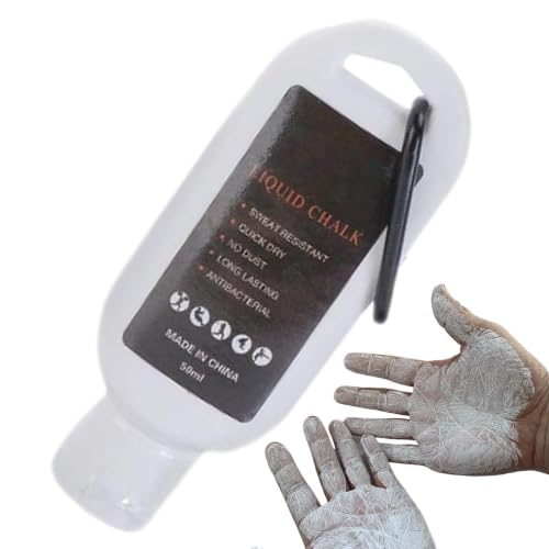 Chalk Liquid Grip Enhancer Sports – Powder Grip Enhancer Chalk Liquid for | Grip Enhancer Chalk Liquid for Rock Climbing Badminton Weightlifting | Gymnastics Fitness Tennis Golf Chalk Liquid Grip - color: 50ML