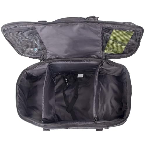 3 in 1 Tactical Travel Duffel Bag Backpack, Heavy Duty Gym Bag 85L, Black | Waterproof 600D nylon, internal collapsible dividers, weekend overnight travel, gym workout,military bag,(27x14x11)In - color: Black, size: 85L,(27x14x11)Inches