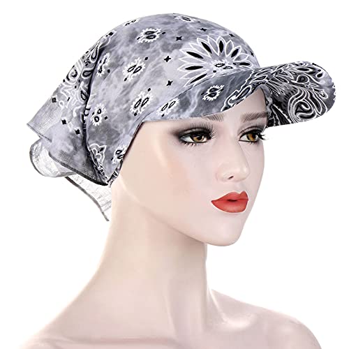 Women Printing Sun Cap Head Hat Hut 33 Hat Racks for Baseball Caps Wall Mounted - color: Coffee+grey+hot Pink