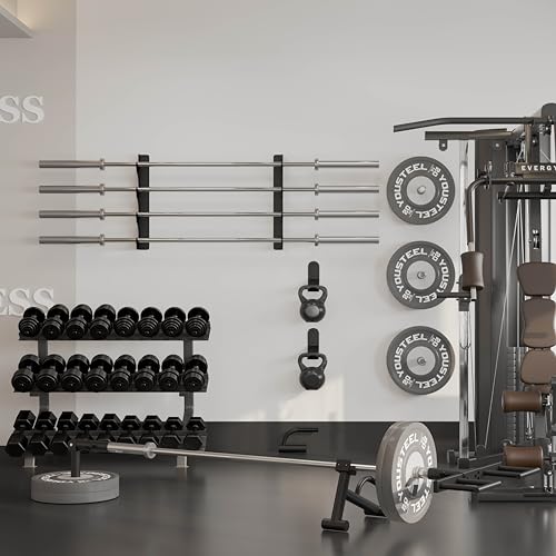 Tamisom Heavy Duty Landmine Handle Attachment Set T Bar Row Viking Press Attachment for Barbell Workouts Weightlifting Landmine Handle Fits 2-Inch Olympic Barbell Strengthen Back and Core Muscles