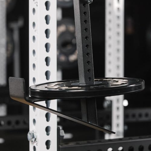 Titan Fitness Eccentric Hooks, Fully Adjustable 20" - 35" Steel Hook Barbell Attachment, Overload Lifting for Explosiveness, Fits Olympic-Sized Weight Plates, Weight Releasers - style: Hook Extensions