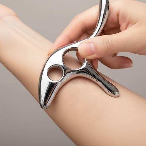 Gua Sha Trigger Point Massage Tool -Thumb Protector,Deep Tissue Massage,Muscle Scraper Tool (T) - size: L
