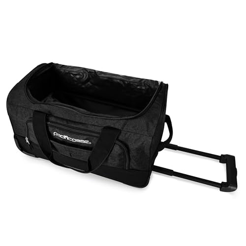Pacific Gear Duffel Bag with Rolling Wheels - color: Black, size: 21 inch