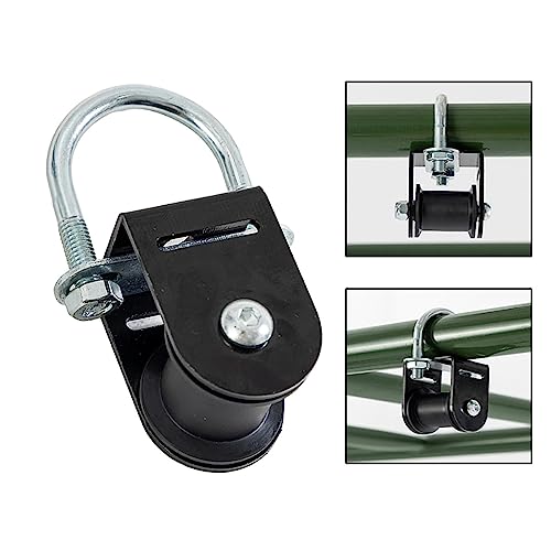 Weight Lifting Pulley Wheel Lifting Rope Pulley Loading 220lbs DIY Attachment Mute Sturdy Pull Down Wheel for Fitness Equipment Accessories - color: Screw Pulley