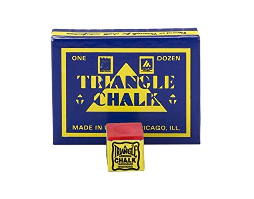 Triangle Chalk- (Box of 12) - Red- - color: Red-