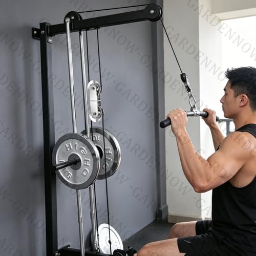 Swivel Dual Pulleys 360°Rotation Roller Reinforced double pulley Wheel for Home DIY Gym Pulley System Cable Machines fly machines Silent Bearing Swivel Groove Wheel Pull Down Attachment Weight Lifting