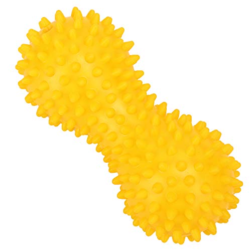 aqxreight , Spiky Fascia Relaxation for Fitness, High Density PVC Relief Tool with Strong Spikes, Plantar Foot & Full Body - color: Yellow