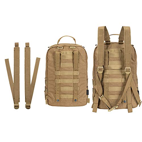 EXCELLENT ELITE SPANKER Outdoor Hydration Backpack Bundle Packs Water Bladder Carrier for 3L Water Bladder - color: Coyote Brown