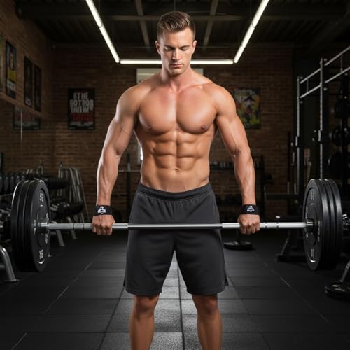 Weightlifting Wrist Wraps with D-Ring, Lifting Straps & Washable Mesh Bag – 3-in-1 Cable Machine & Deadlift Training Set for Pulling, Grip Support & Strength Workouts