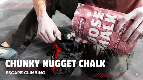 Sick Dyno® Escape Climbing Chunky Nuggets Climbing Chalk 200g | Premium Loose Bulk Climbing Chalk | 100% Pure Magnisum Carbonate Optimized for Rock Climbing | Vegan
