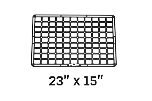 DV8 Universal Molle Panels 23" x 15" for Garages Available in 3 Sizes | Can Mounted Almost Anywhere Including Vehicles, Universal Mounting for Tools, Recovery Gear, & More - size: 23" x 15"