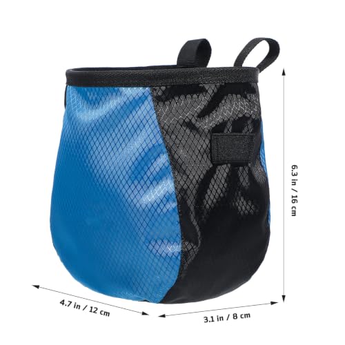 Homoyoyo Rock Climbing Chalk Bags Wear-Resistant Polyester Material Large Capacity 2 Pcs with Drawstring Closure Multi-Functional Outdoor Sports Chalk Bags for Gymnastics and Travel