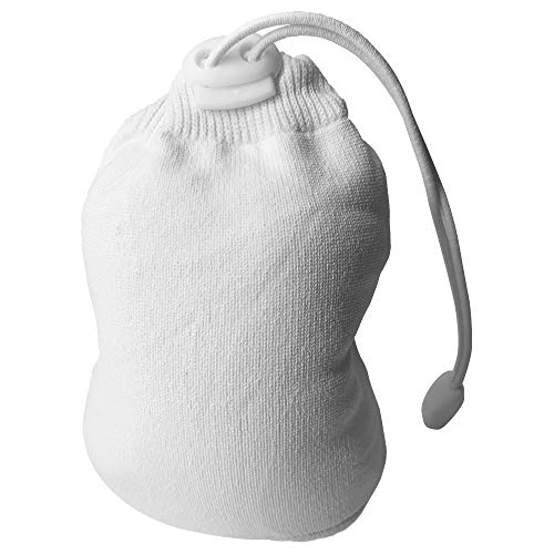No Mess Climbing Chalk Ball for Lifting, Climbing, Gymnastics & Crossfit – Refillable Chalk Ball with Pure Magnesium Carbonate for Dry Hands & Better Grip – 2.3 oz - color: White