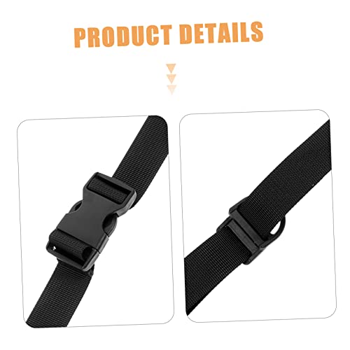 Toyvian Adjustable Quick Release Strap Buckle Sturdy Webbing Utility Straps for Cargo Tents and Yoga Mats with Convenient Fastening for Outdoor Activities