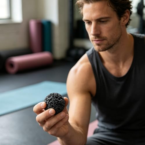 Round Stone Hand Grip Multipurpose Conditioning Tool Hand Calluses Polishing Grip Trainer Easy to Use Muscle Strength Training Massage Ball - color: 3cm