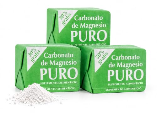 Pure Magnesium Carbonate - 3-Pack Magnesium Block for Gymnastics, Climbing, and Weightlifting - Carbonato de Magnesio Puro para Escalada, Gimnasia y Levantamiento de Pesas - Eco-Friendly