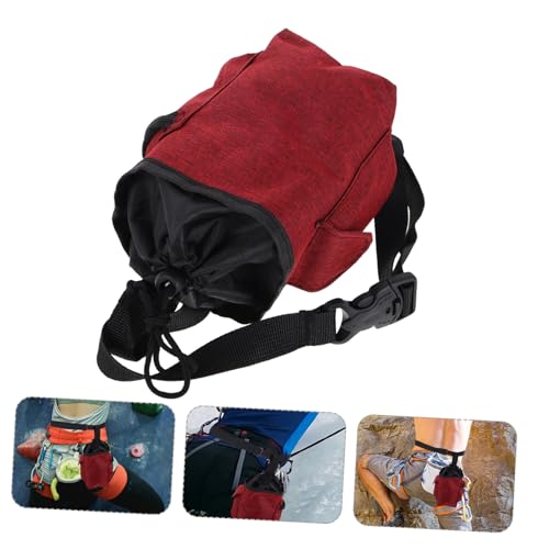 VICASKY Large Chalk Bag with Zipper Storage Pockets for Climbing Gymnastics Weightlifting Design for for Athletes and Outdoor Sports