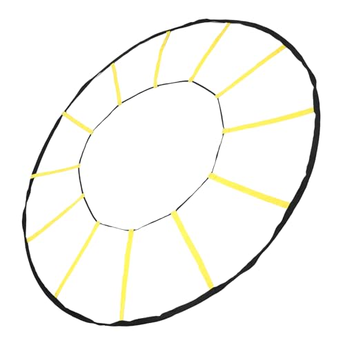 Premium Nylon Circular Agility Trainer for Soccer Basketball, 12 Rungs Agility Ladder Enhances Speed and Coordination