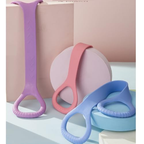 ANIS·KEAAR 3 Colors Figure 8 Resistance Band - Elastic Fitness Rope for Arm, Back, Shoulder & Full-Body Workouts | Foot, Leg, Hand Stretcher for Yoga, Pilates, Physical Therapy & Home Gym Exercise.