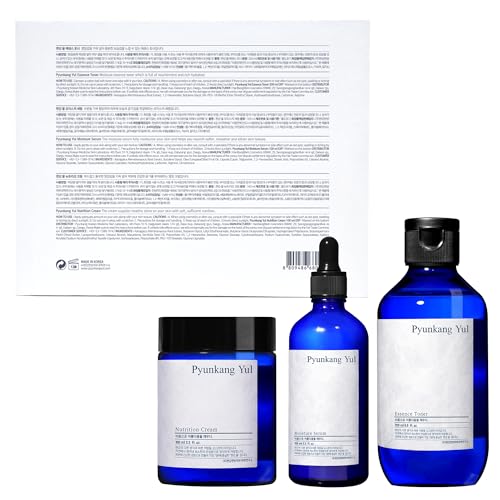 Pyunkang Yul PKY Barrier Line Skincare Gift Set, Holiday Essentials for Moisturizing & Nourishing, Toner, Serum & Face Cream, Ideal for Gifting (3-Item Set) - color: Barrier line(Gift-Wrapped)