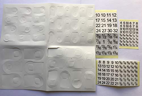 Ascend Tools Peg Dots (Yellow, 40 pcs) for Labeling Sockets (SAE/Metric) - Accessory for Organizer Genie Pegboards to Label Sockets for Size/Standard - style: Peg Dots for Marking/Labelling (SAE / Metric) - YELLOW