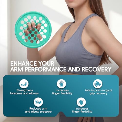 Hand Exercise Web, Finger Exerciser & Hand Strengthening | Latex Free, 7 Inch Portable, Physical Therapy Rehab, Hand & Finger Strengthener, Desk Office Travel - color: Mixed 3pcs