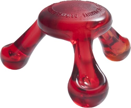 The Pressure Positive Co. Original Palmassager Massage Tool, Ruby Red | Handheld Palm Massager for Trigger-Point, Myofascial Release & Deep Tissue Relief, Made in the USA - color: Ruby Red
