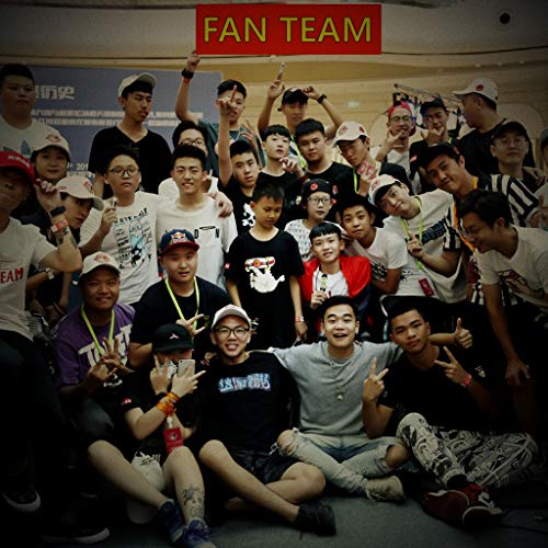 9.0 Fingerboards Deck (Jack Ma Same Style 5-Layer Maple Style “Fan Team) 99x34mm Brown Deck - color: Jack Ma Same Style "Fan Team Maker Festival" 98x35mm
