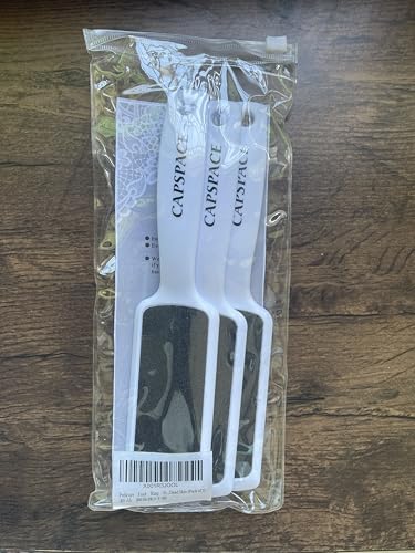Foot File for Dead Skin - 3 Pack Professional Pedicure Tools Callus Remover for Feet, Dual-Sided Feet Scrubber Foot Care Products to Remove Callous Dead and Hard Skin for Both Wet and Dry Feet - size: 1 Count (Pack of 3)