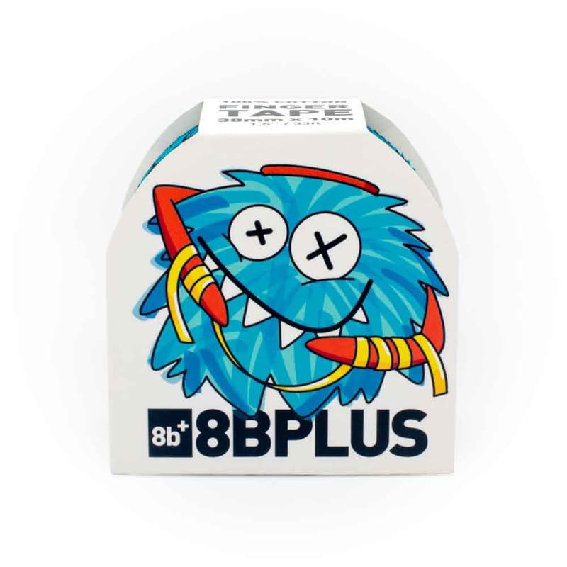 8BPlus Bouldering Rock Climbing Finger Tape, Cotton Material, 1.5 inches (38 mm) x 32.8 feet (10 m) - color: blue
