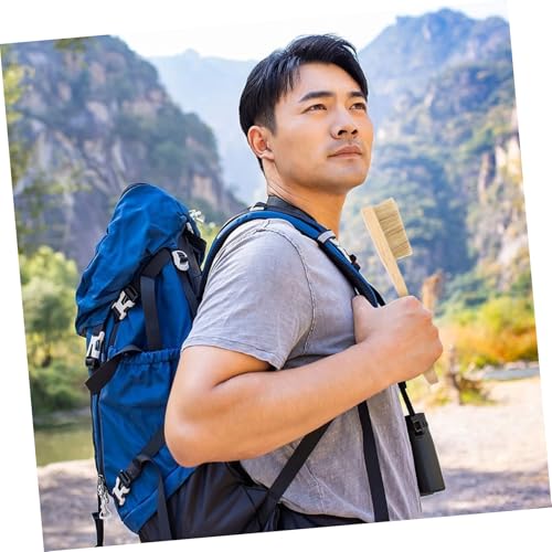 Climbing Brush Chalk Shoe Polish Applicator Brush Wire Grill Brush Sponge Shoe Polish Dauber Outdoor Gears Climbing Equipment Mountain Bike Gloves Wall Climbing Scrubber Brush Wood