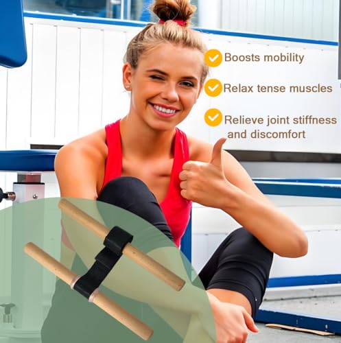 Innovative Muscle Stretching Device, Adjustable Length Hamstring Stretcher Redefines Flexibility, Stable Sturdy Portable Body Extension Tool for Yoga, Full Body Pain Relief & Home Workout Recovery
