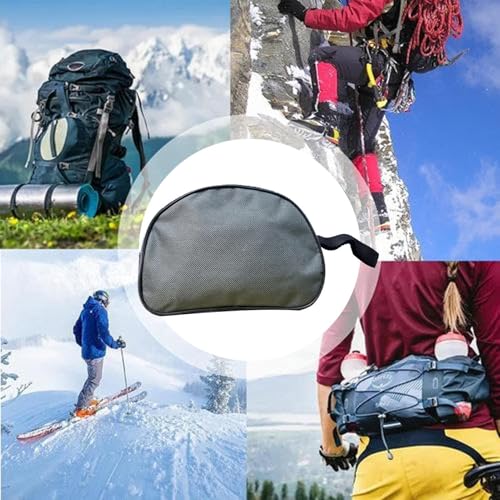 Crampons Carrying Case Compact Crampon Bag with Zipper Crampon Case Climbing Tool Gear Organizer