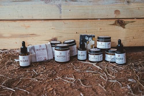 True Grit Tallow John Wayne Inspired Deep Moisture Salve – Ash and Oath Scent – Soothing Balm for Rough, Dry Hands – Grass-Fed & Finished Tallow, Beeswax & Lanolin – 2 oz