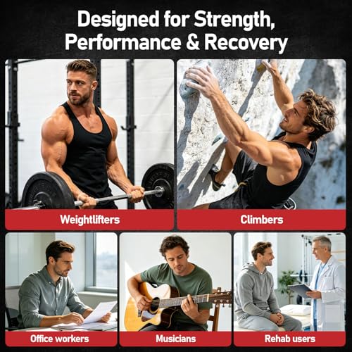 FitBeast Wrist Roller Forearm Strengthener with Grip Trainer & Loading Pin | Thicker Handles, Adjustable Resistance Grip Strength Trainer, Loading Pin Fits 1" and 2" Plates for Grip and Wrist Training