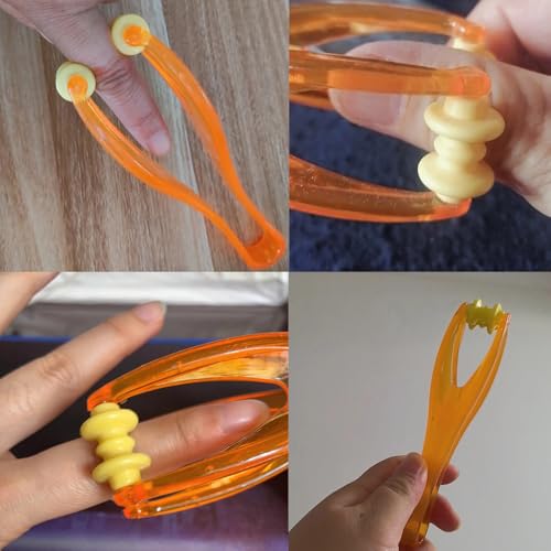 2 Pack Finger Massager Roller Set Hand Massager Trigger Finger Therapy Tool for Arthritis and Joint Pain Relief Blood Flow Circulation Improvement Repetitive Strain Relief Carpal Tunnel Symptom