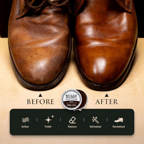 Shoe Polish Kit 13PC Shoe Shine Leather Boot Shoe Care Set Mink Oil Brushes and More for Gentle Care Cleaning - color: 9psc