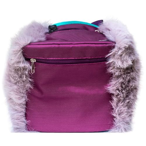 8BPLUS Angus Boulderbag, Premium Artificial Fur, Ripstop, Soft Fleece Interior, 8.7in Opening, Center-Closing Drawstring, Multiple Brush Holders, Zipper Pockets, Climbing Gear