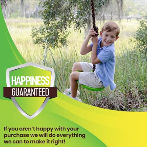 Swurfer Disco Tree Swing - Swing Sets for Backyard, Outdoor Swing, Swingset Outdoor for Kids, Easy Installation, Heavy Duty, Adjustable Climbing Rope, Weather Resistant - style: Disco Tree Swing – Disco Swing
