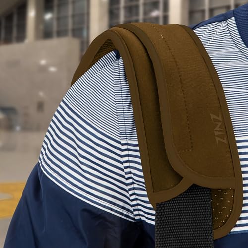 ZINZ Ultra Thick & Breathable Universal Shoulder Pad Cushion for Bag - Long & Comfort - color: Coffee