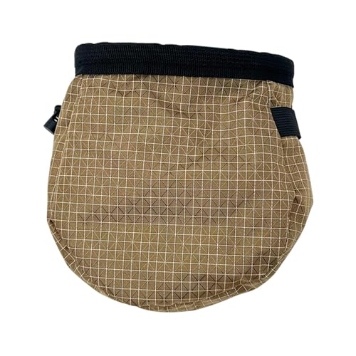 Rock Climbing Chalk Bag Storage Pouch Drawstring Closure Climbing Accessories Waist Belt Chalk Carrier Bag for Weightlifting