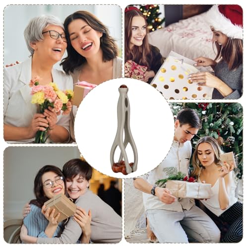 4 Finger Massager Roller, Arthritis Finger Massager,Finger Massage Tool for Hand Therapy, Wooden and Plastic Construction with Ergonomic Design