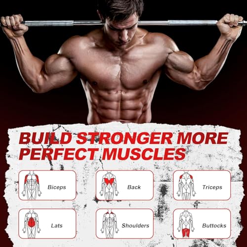 AHTAPFON Weight Stack Pin with 1 x Spring Collar,Weight Extender Pin,Fits Add 2" Weight Plates for Cable Machine,Fitness Equipment for Home Gym - size: 10×80mm-150mm-Rod
