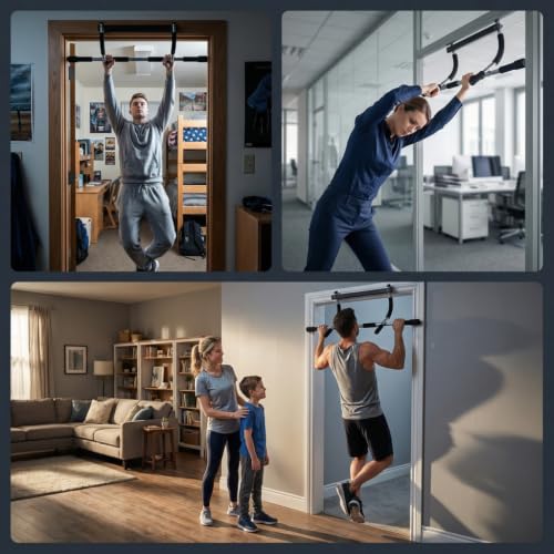 Upgrade Pull Up Bar for Doorway - Max Capacity 330 lbs