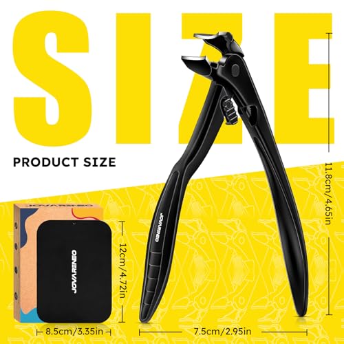 Toenail Clippers for Seniors, Angled Head Large Toe Nail Clippers for Thick Toenails, Wide Jaw Clippers, Heavy Duty Ergonomic Anti-Splash Cutter, Upgraded Long Handled Toenail Clippers - size: Angled Head