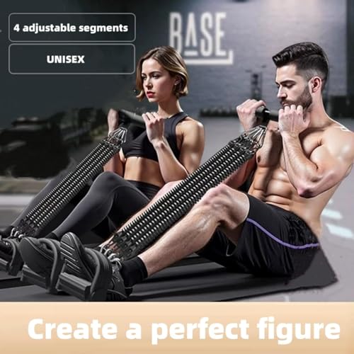 Resistance Bands for Exercise,6-Tube Elastic Yoga Pedal Puller Resistance Band, Natural Latex Tension Rope Fitness Equipment, for Abdomen/Waist/Arm/Leg Stretching Slimming Training - color: Purple-M