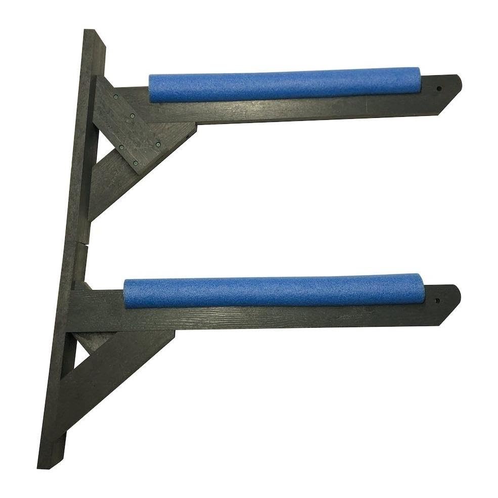 ReRackiT - Outdoor or Indoor Wall Mounted Kayak Rack, SUP Rack, Canoe Rack - Stackable - size: 1 Rack - (For Kayaks/SUPs)