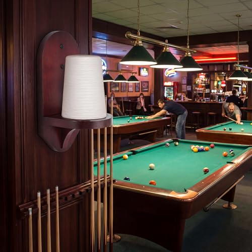 Lewtemi Cone Pool Hand Chalk Holder Wall Mounted Billiard Chalk Holder Pool Table Accessories Gifts for Game Rooms and Family Rooms
